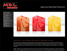 Tablet Screenshot of mdlrecruitment.com